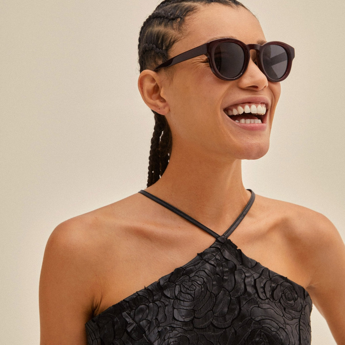 JANICA recycled sunglasses dark brown
