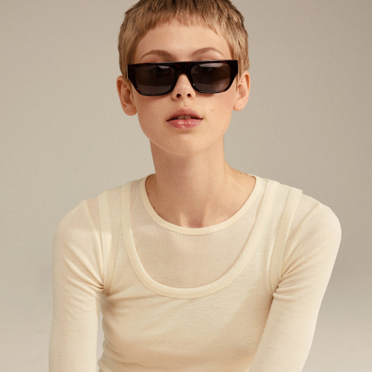 ENIEL recycled sunglasses tortoise brown/gold