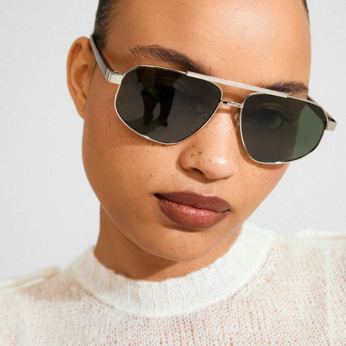 CAI recycled sunglasses brown/silver