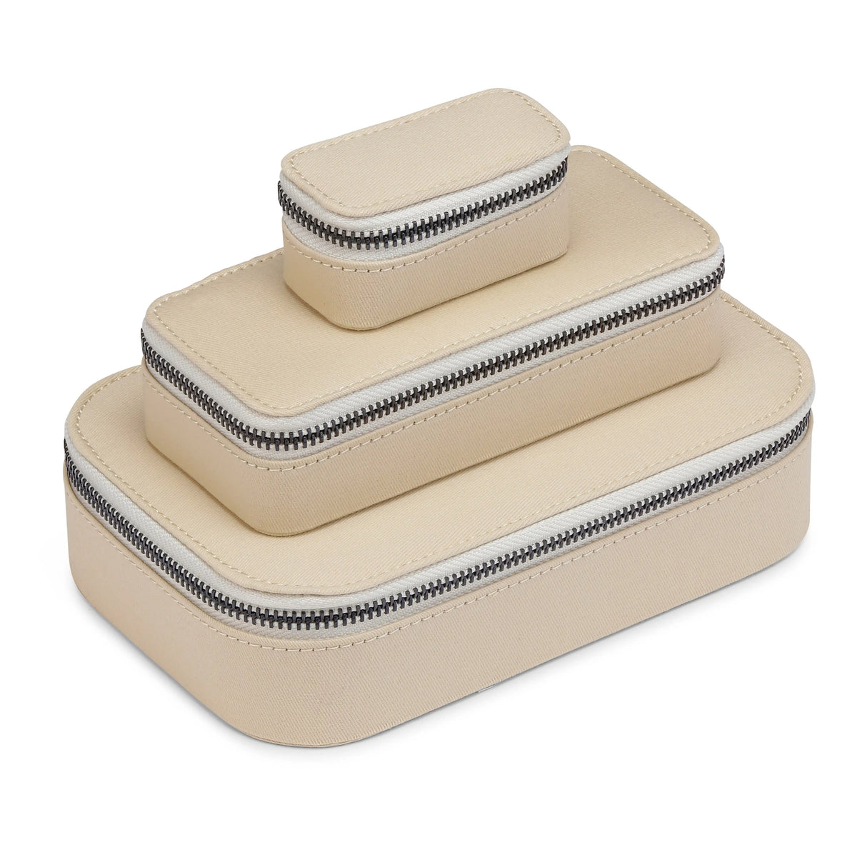 Jewelry Travel Case, Light Sand, Small