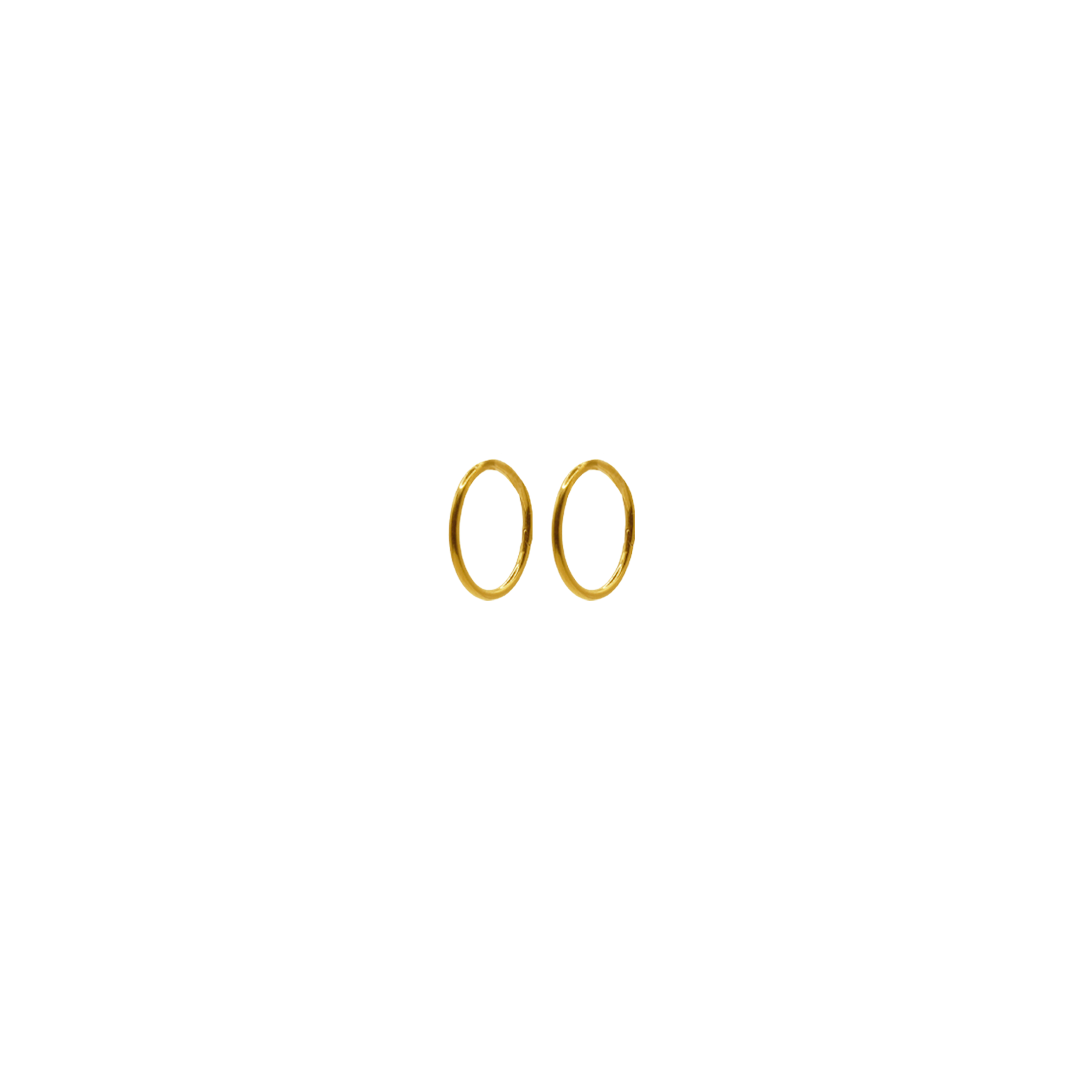 PIERCING STUDIO: Clicker Hoop 24K PVD Gold 20G 6mm