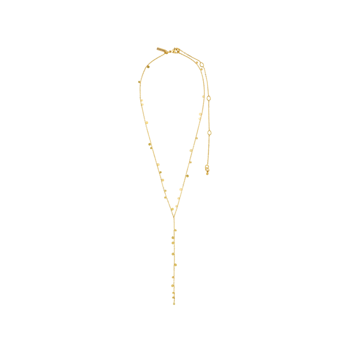 BAYLEN recycled tiny coins y-necklace