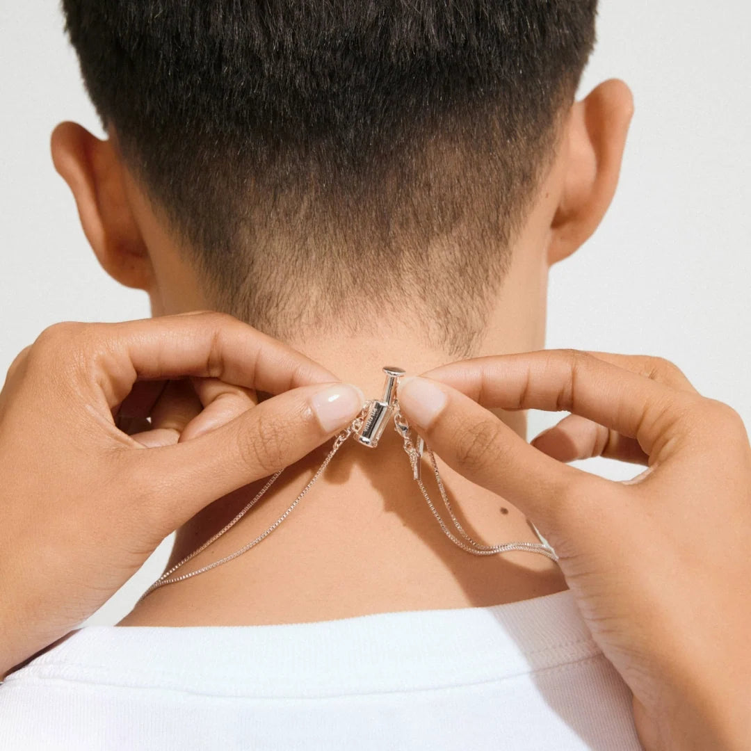 Double Necklace Layering Clasps