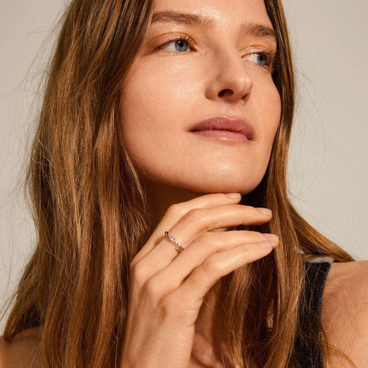 Lulu Recycled Twisted Ring