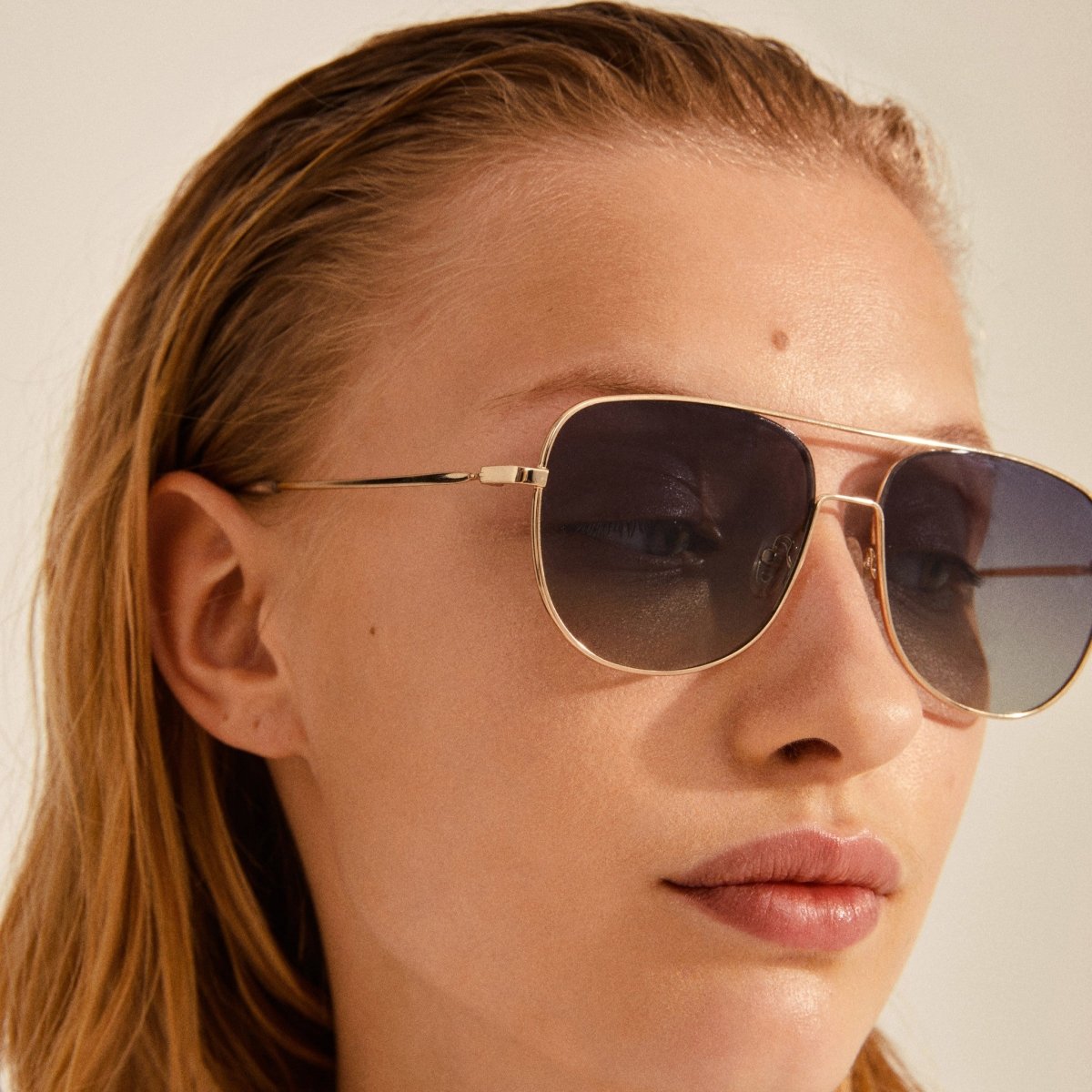 Dallas Gold Plated Sunglasses