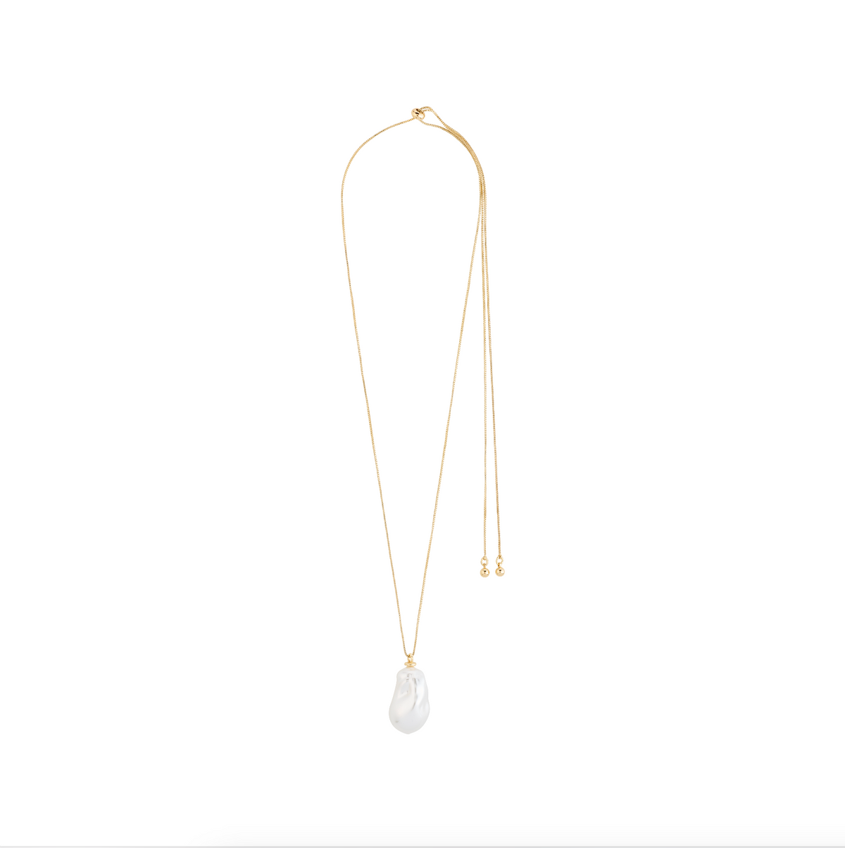 SKY chunky pearl pendant necklace