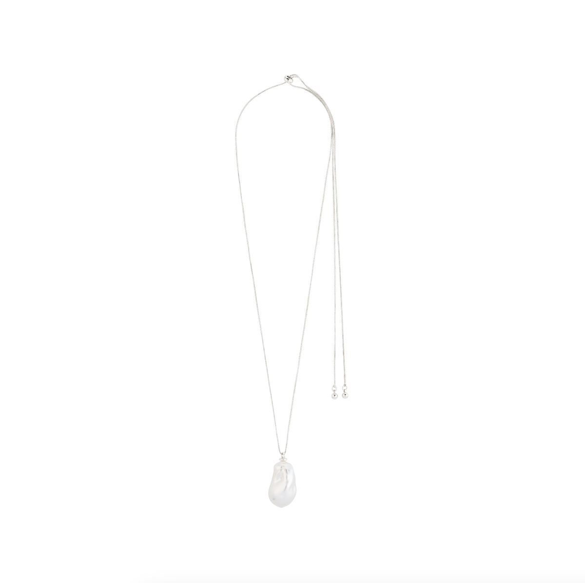 SKY chunky pearl pendant necklace