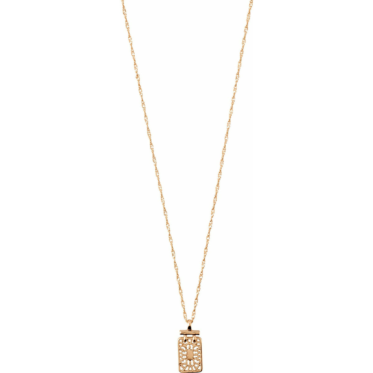 Pilgrim Jewellery Legacy Rose Gold-Plated pendant necklace 