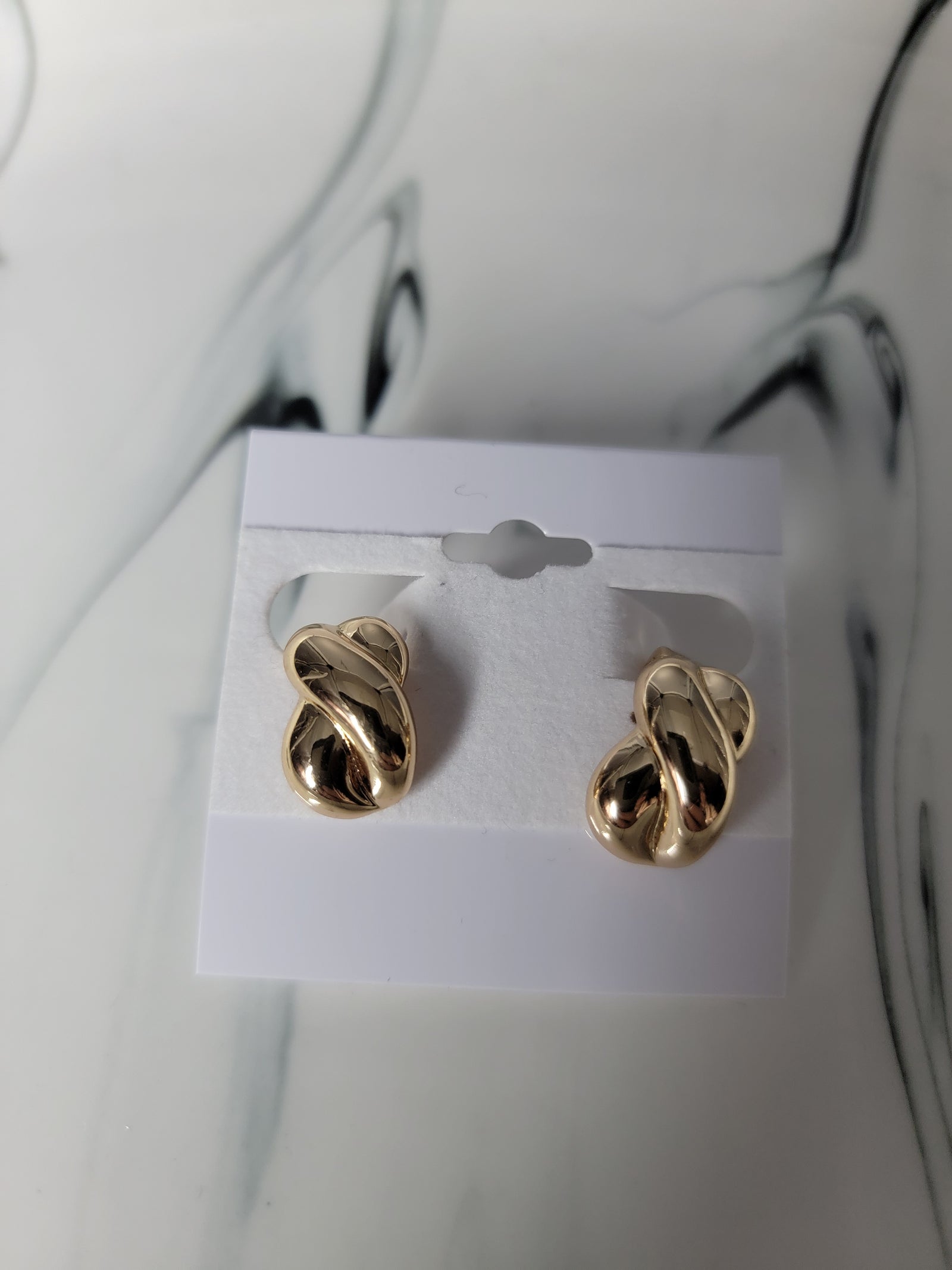 gold clip on fashion earrings