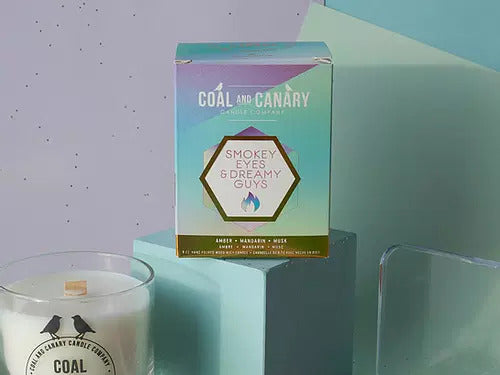 Coal and Canary Smoky Eyes for Dreamy Guys Candle