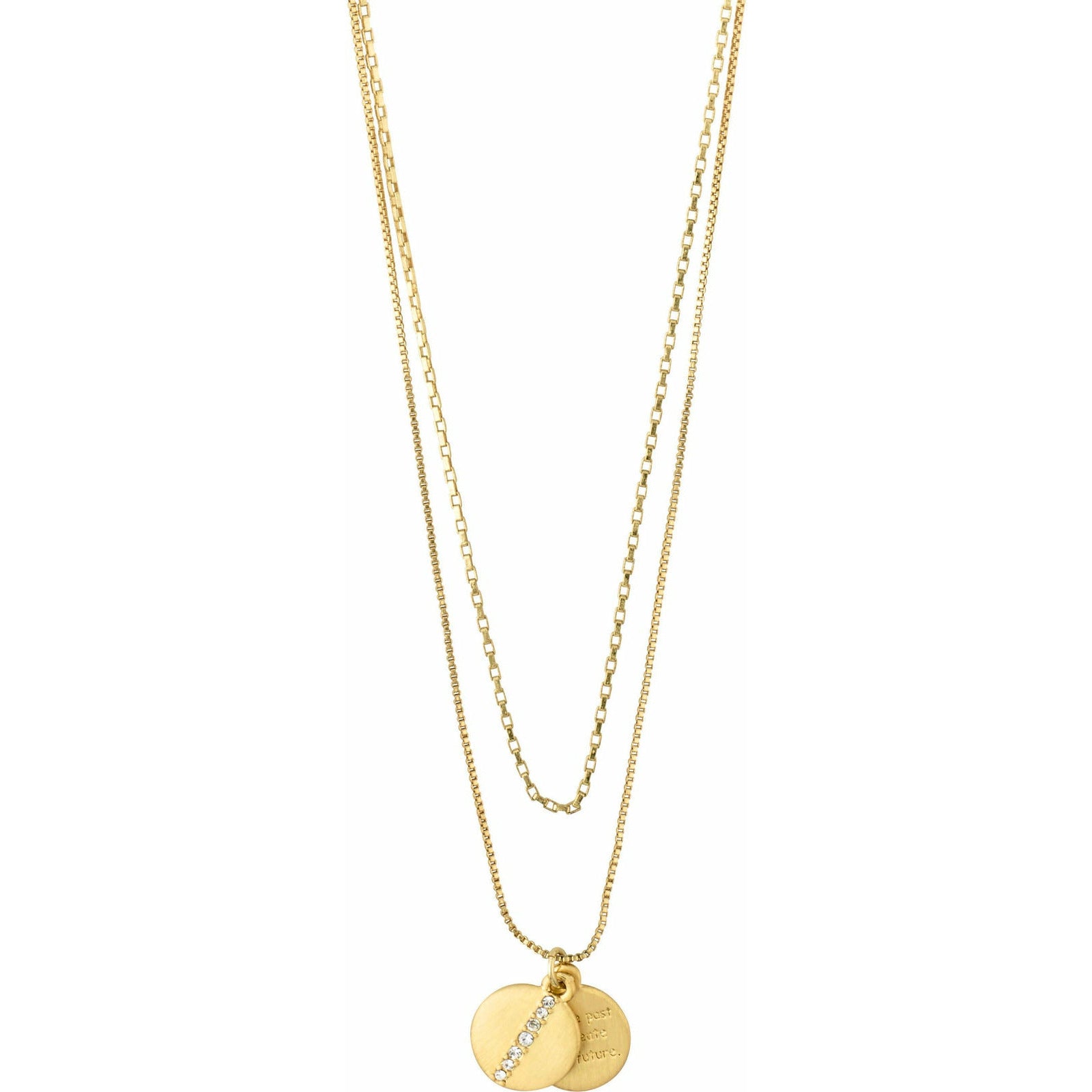 pillgrim jewellery casey gold-plated necklace