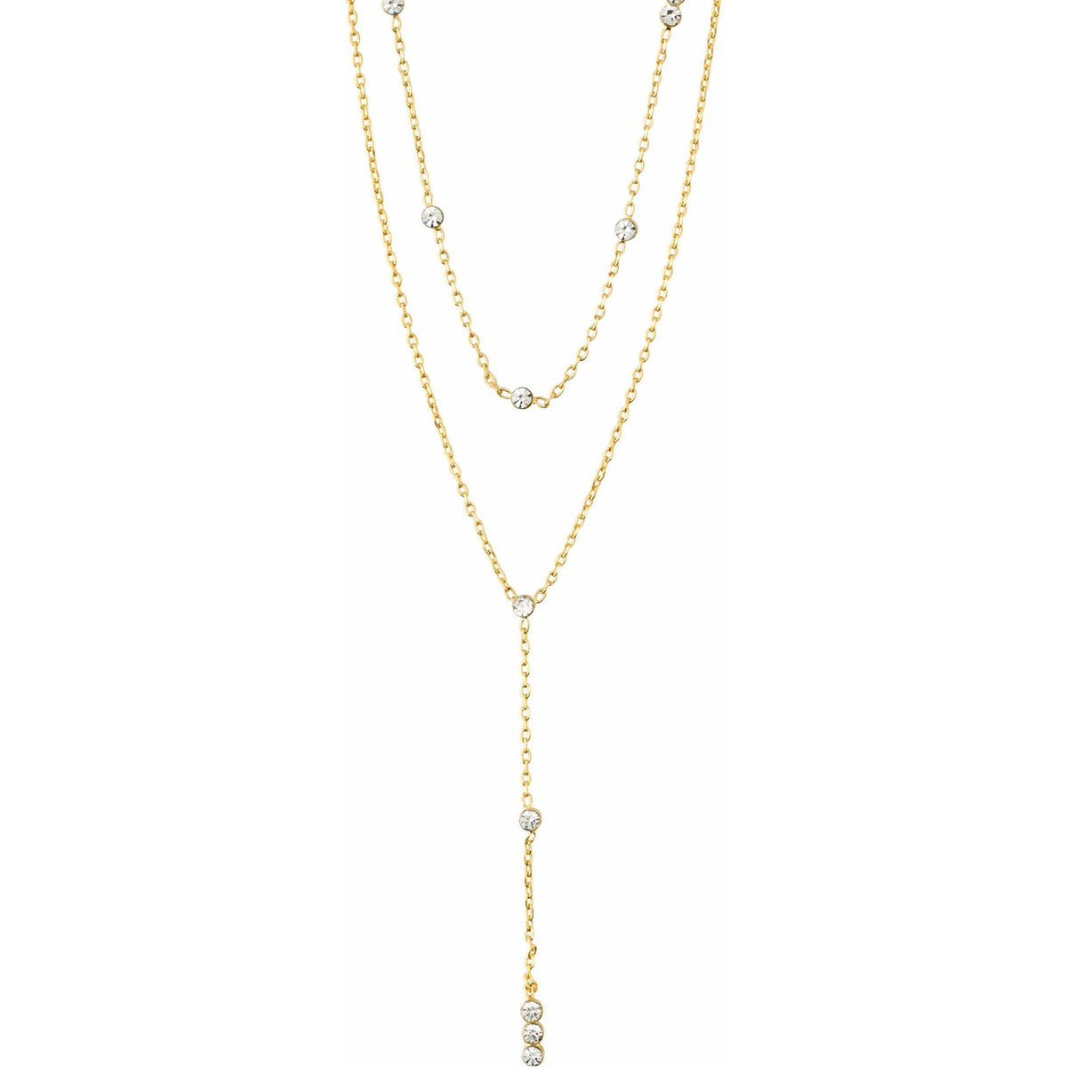 Pilgrim Jewellery Kamari Crystal Gold-Plated Kamari Crystal Necklace 