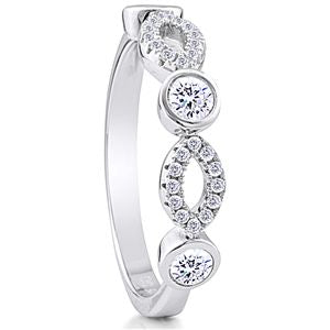 .925 Sterling Silver Ring Rhodium plated Nickel Free with Micro Set CZ   Across top. 4.7 mm  Weight 2.4 g  Size 7