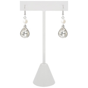 metal crystal pearl fashion jewellery earrings
