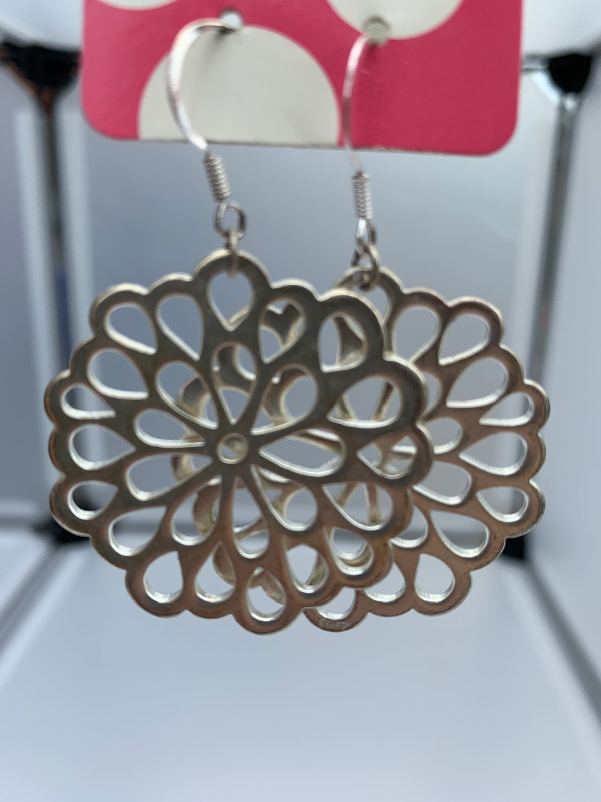 Circular Filigree cut out on a hook