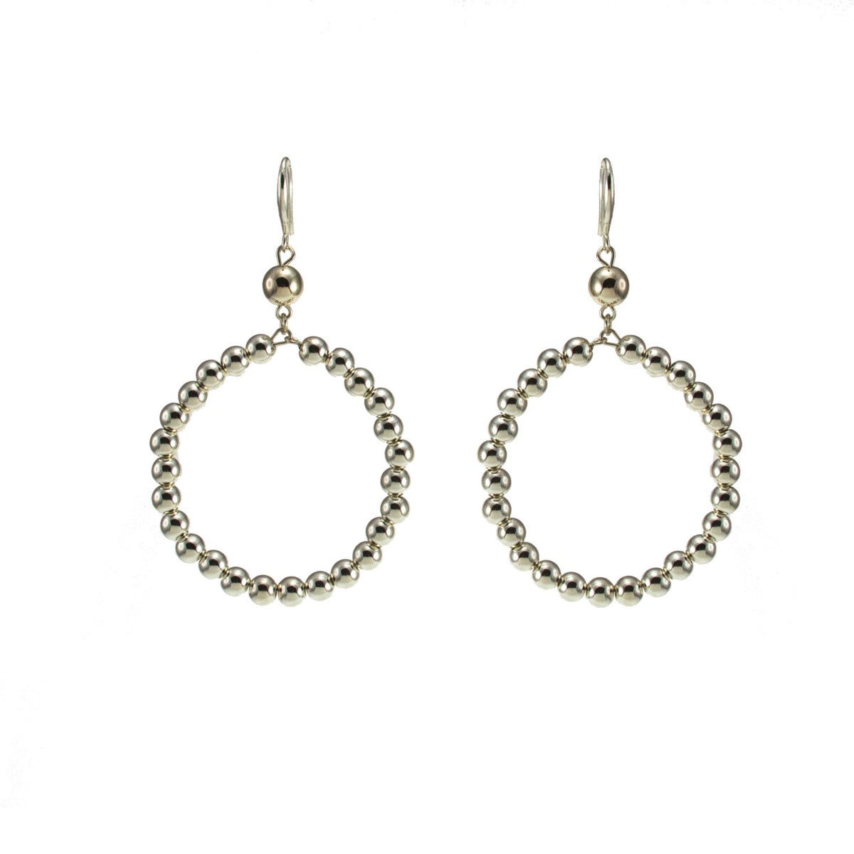 Merx fashion jewellery light gold hoop earrings 