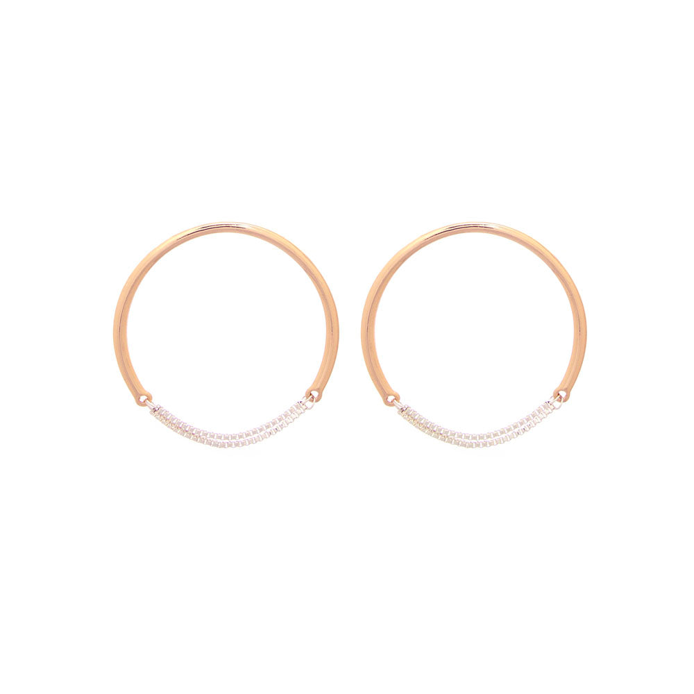 Merx tortoise hoop fashion fashion earrings 