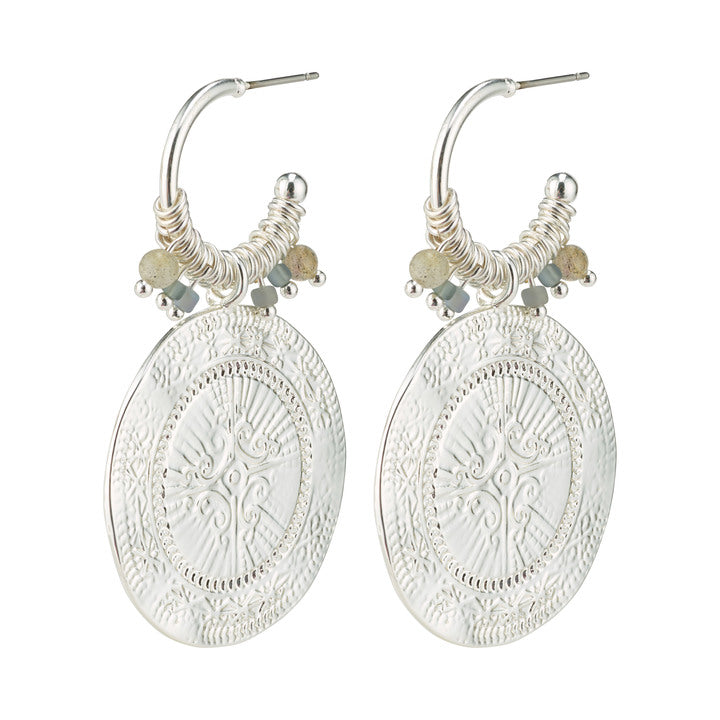Pilgrim Jewellery Nomad  earring in silver